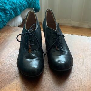 Classic Black Lace-Up Women's Boots